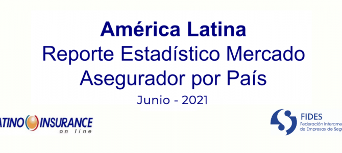 Reporte Estadístico Mercado Asegurador LATAM Junio 2021 por País
